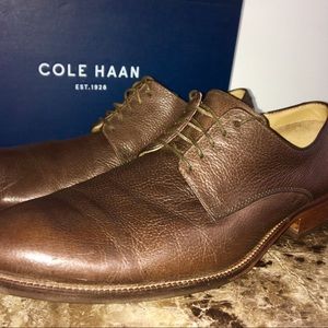 ✨Cole Haan Men’s Brown Pebble Leather Shoes Sz 11